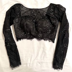 Beaded lace Corset dress top